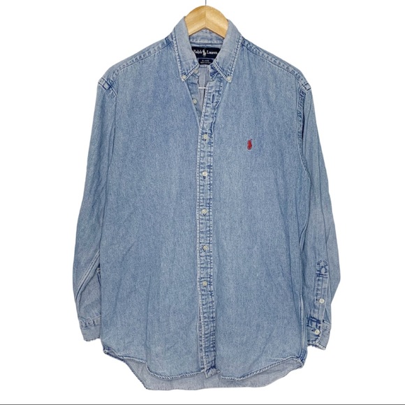 Polo Ralph Lauren Other - Ralph Lauren Blaire Denim Chambray Shirt